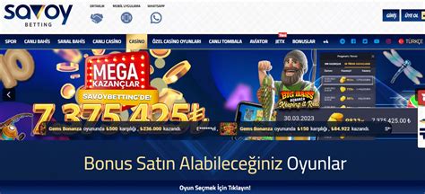 Savoybetting Güncel Web Sitesi
