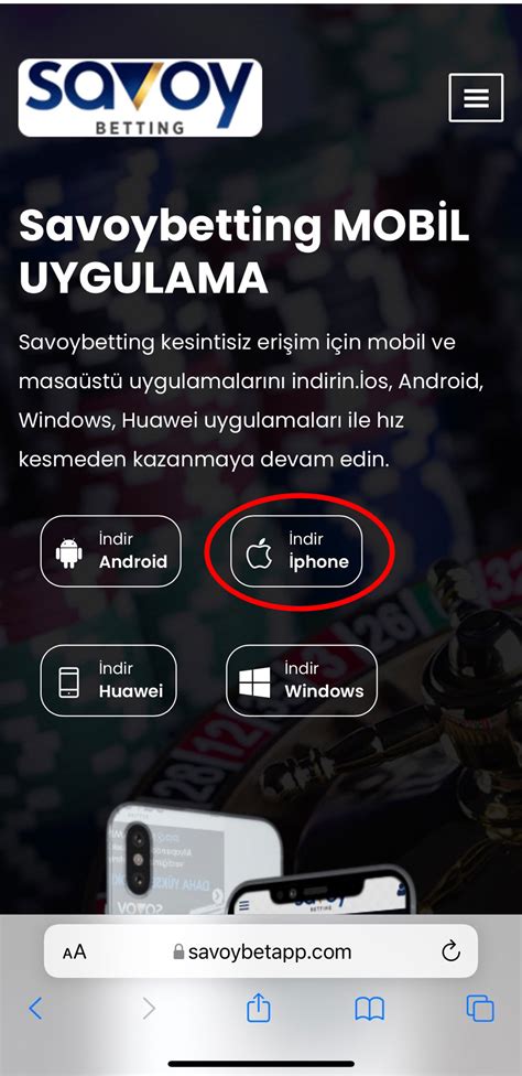 Savoybetting Mobil Giriş